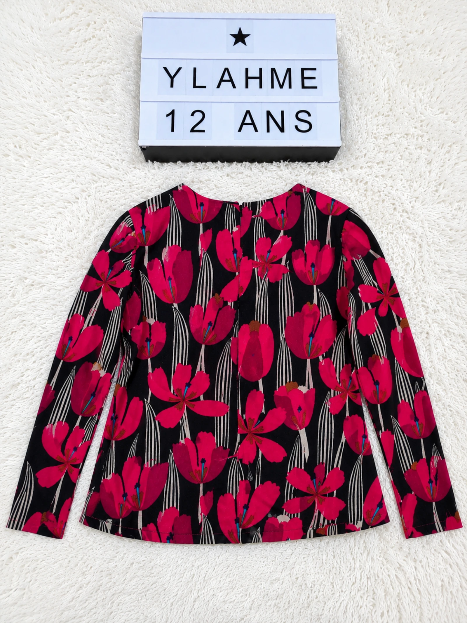 Catimini floral print blouse 12 years old 👒 – photo 4